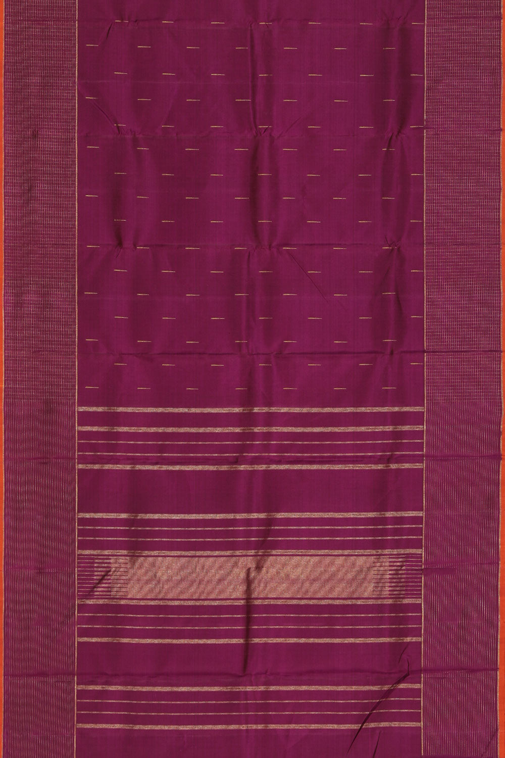 Image of Kanchipuram Silk Violet Saree