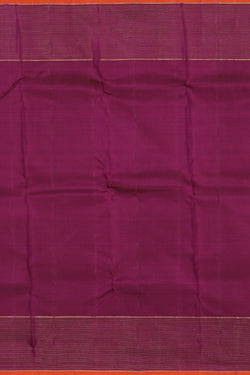 Collection of Kanchipuram Silk Violet Saree in a gallery layout