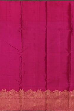 Collection of Kanchipuram Silk Violet Saree in a gallery layout