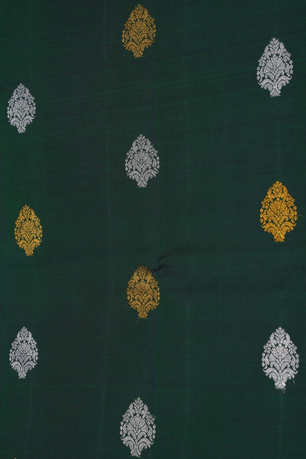 Image of Kanchipuram Silk Green Saree