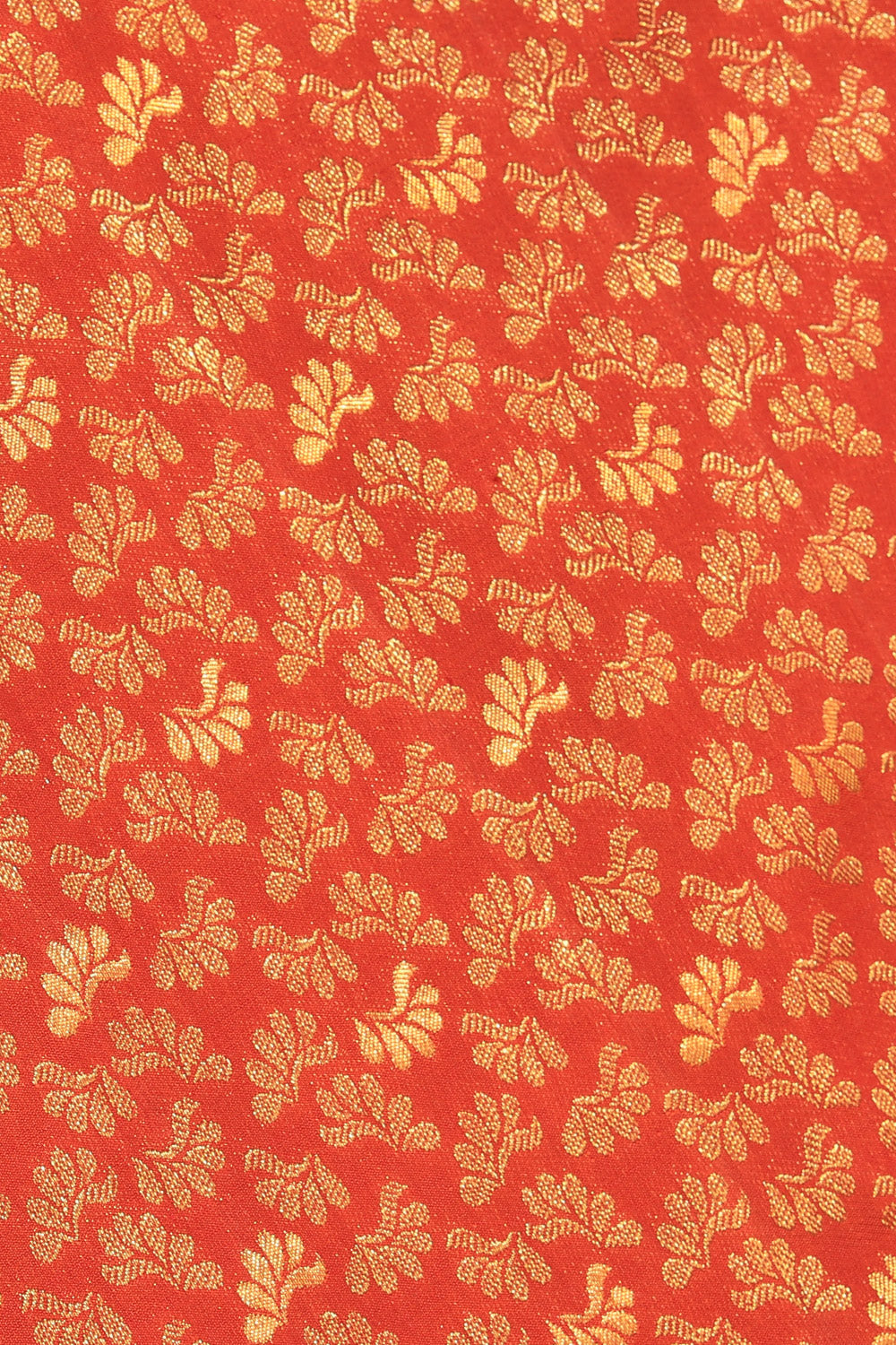 Kanjivaram Silk Orange Saree