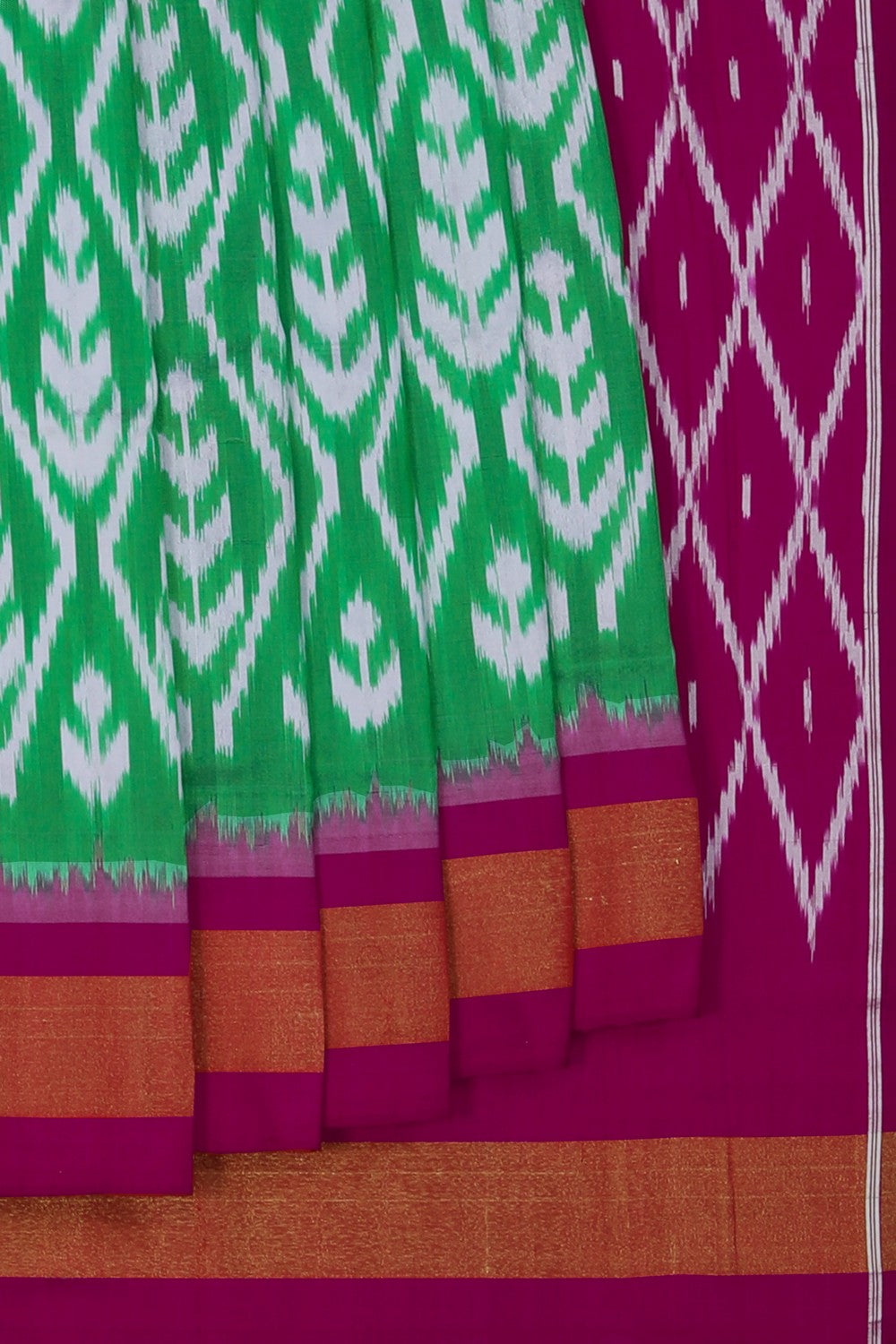 Image of Pochampally Ikat Silk Saree