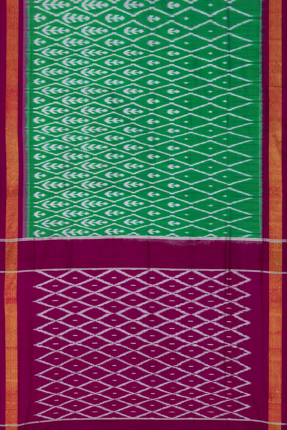 Image of Pochampally Ikat Silk Saree