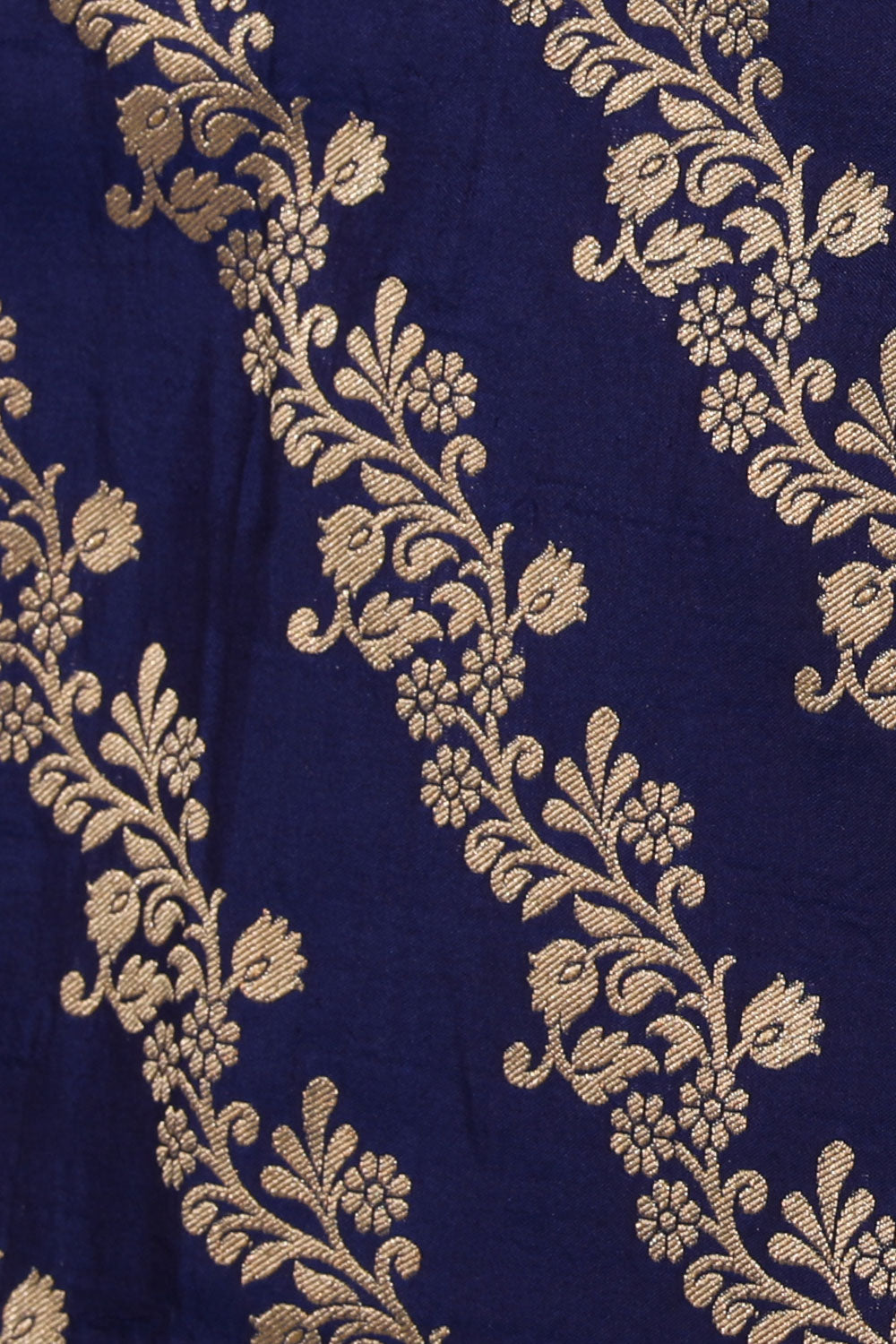 Image of Banarasi Silk Indigo Blue Saree