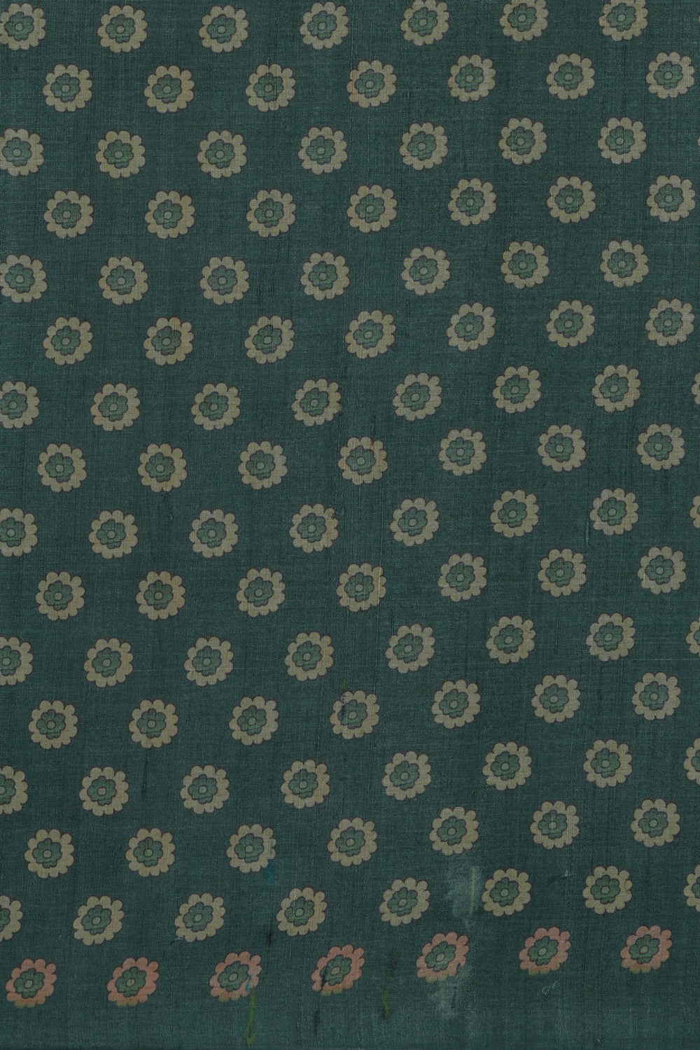 Image of Green Desi Tussar Silk Saree
