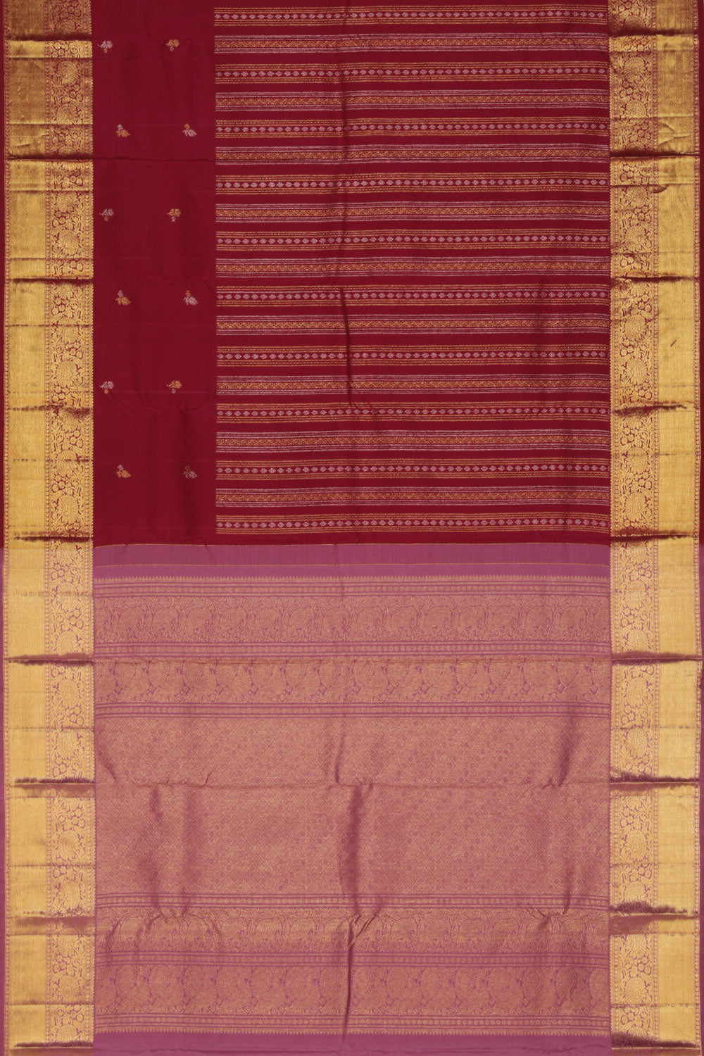 Collection of A Beautiful Pink Saree in a gallery layout