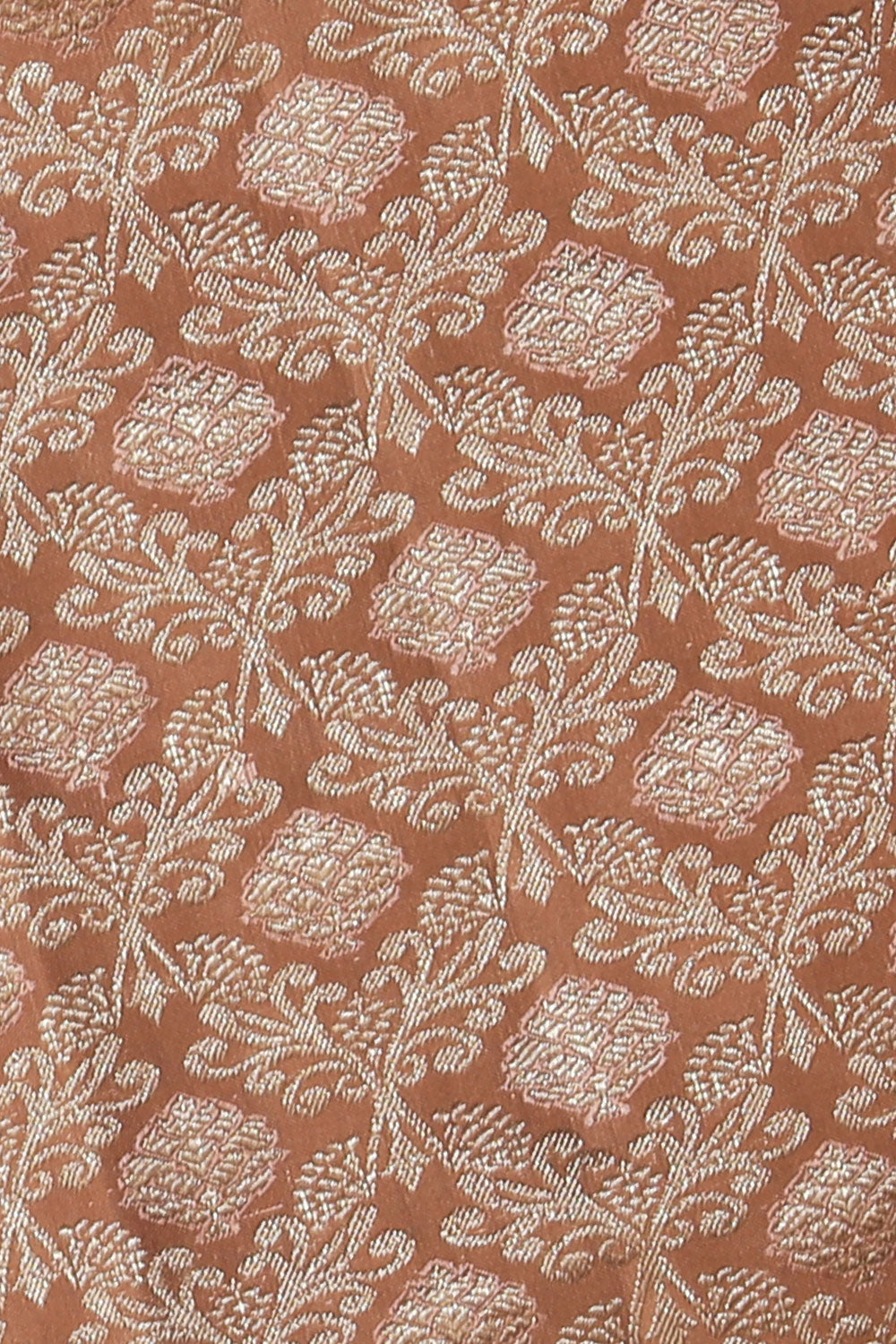 Image of Kanchipattu Brocade Peach Saree