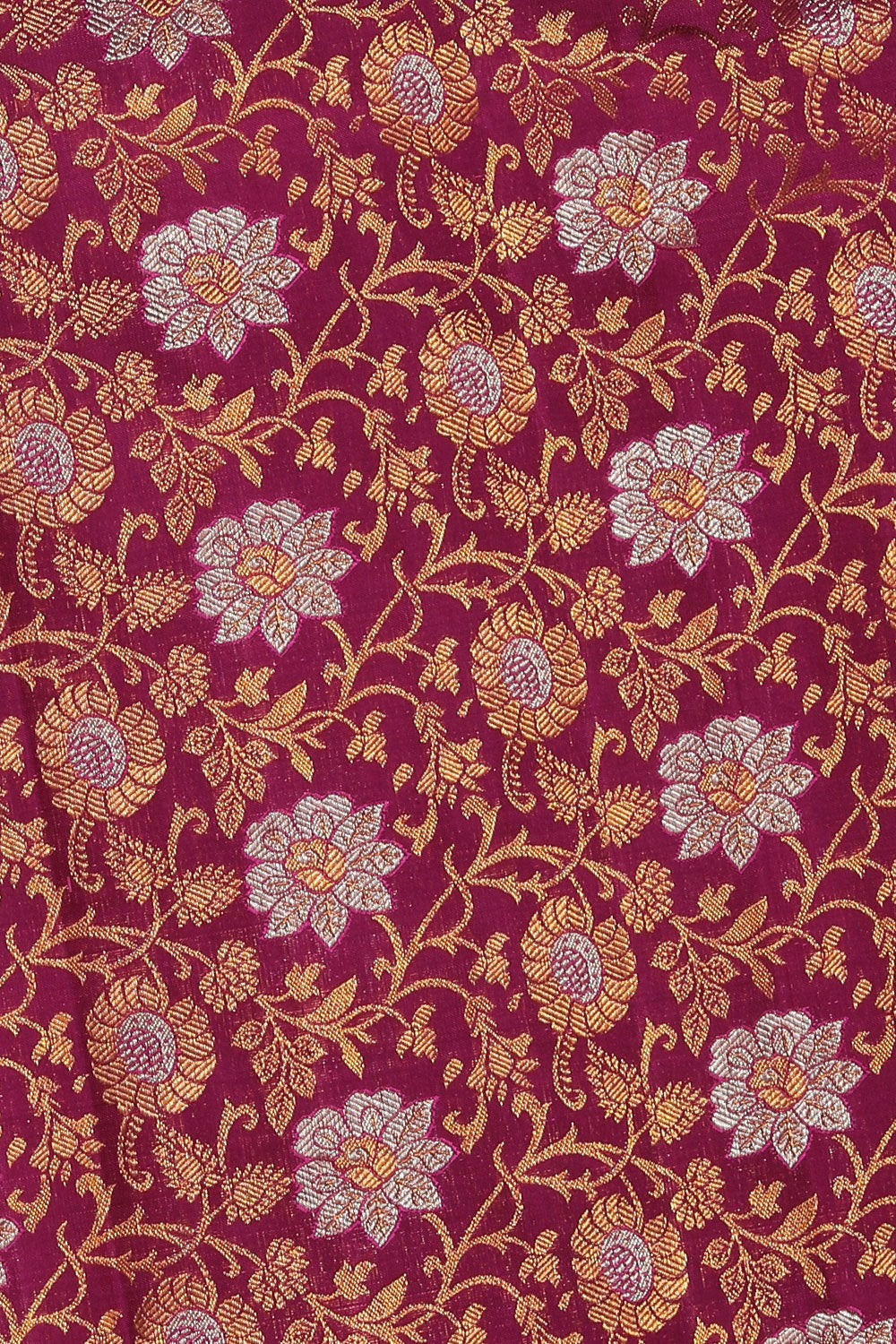 Image of Kanchipattu Brocade Violet Saree