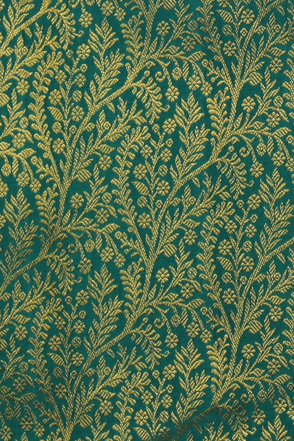 Image of Kanchipattu Teal Green Saree