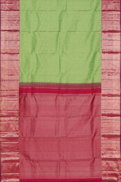 Image of Kanchipattu Green Saree