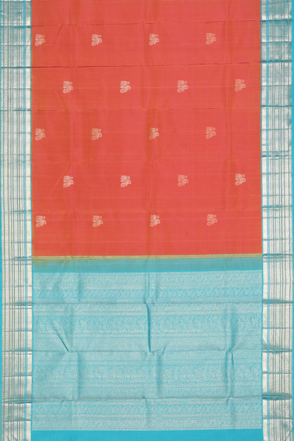 Image of Arani Silk Fuchsia-Pink Saree