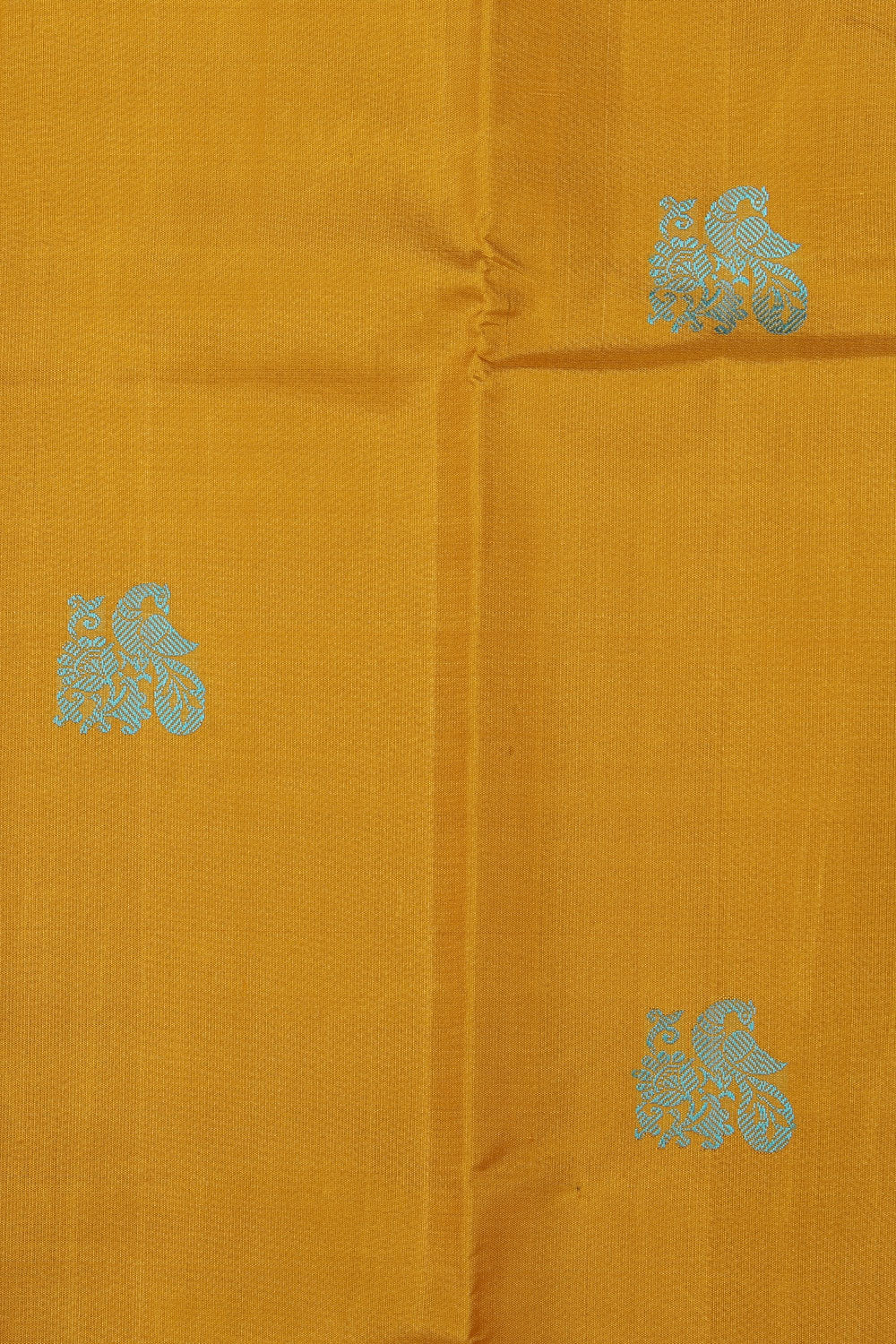 Collection of Arani Silk Mustard Saree in a gallery layout