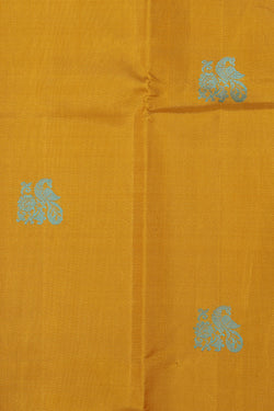 Image of Arani Silk Mustard Saree