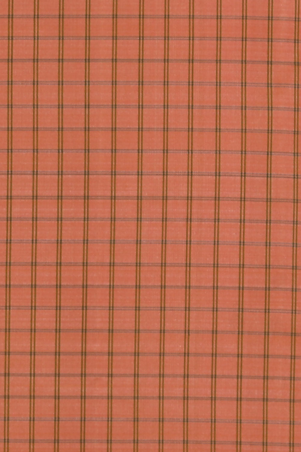 Image of Arani Silk Coral-Orange Saree