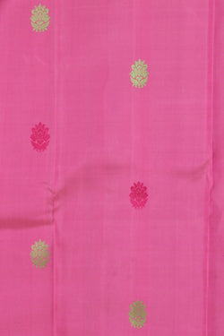 Collection of Arani Silk Lotus-Pink Saree in a gallery layout