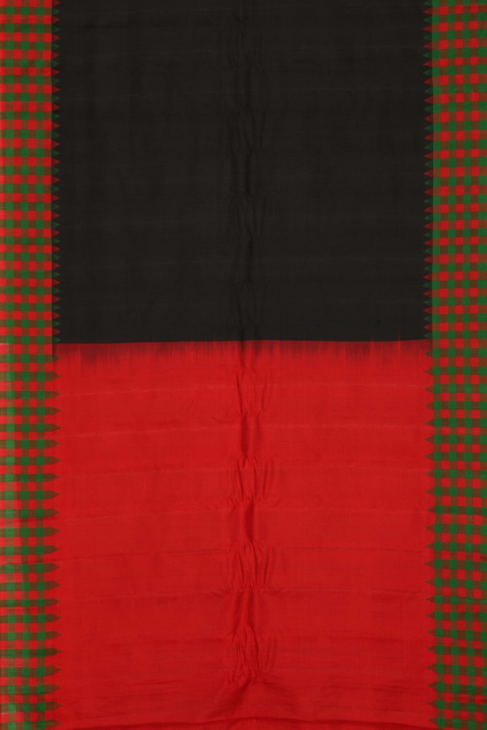 Image of Gadwal Silk Black Saree