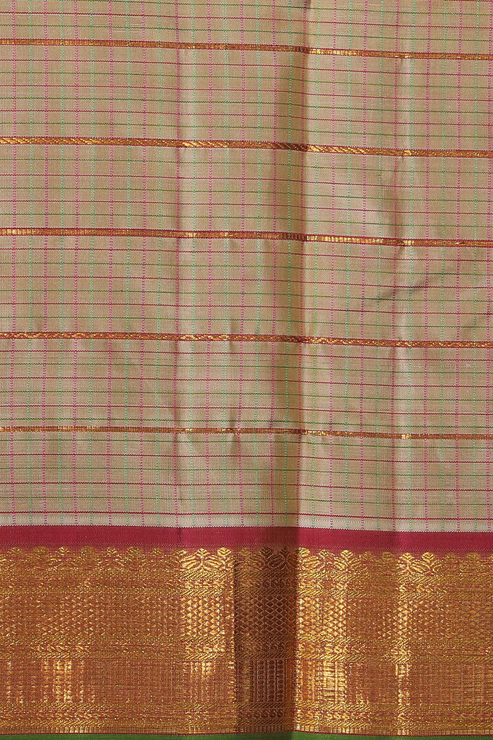 Image of Arani Silk Beige Saree