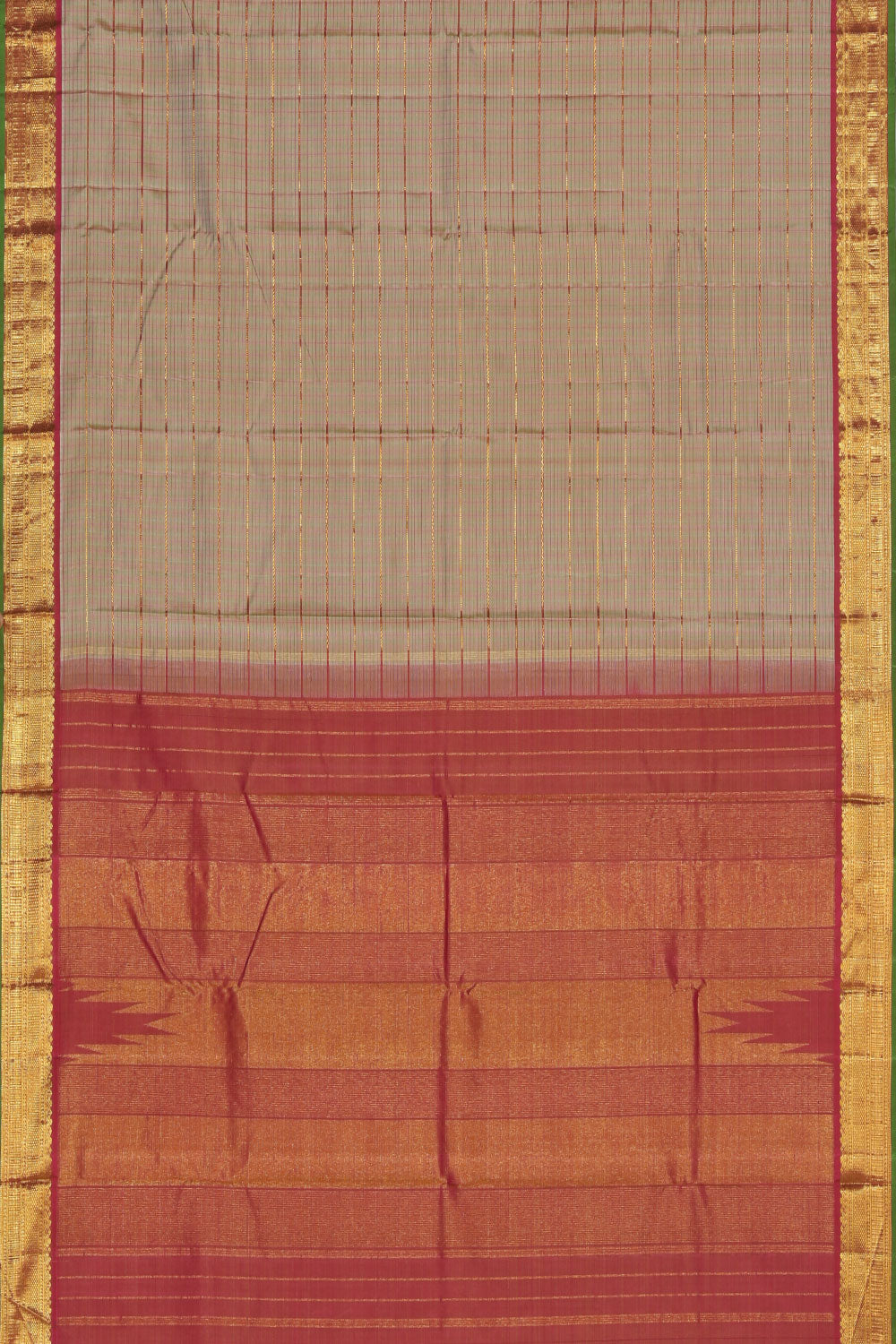 Image of Arani Silk Beige Saree