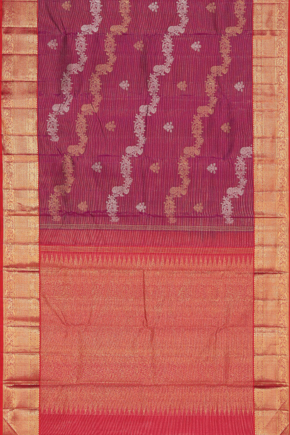 Image of Arani Silk Violet Saree