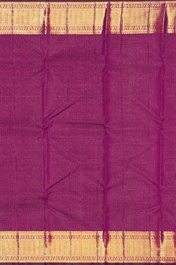 Collection of Kanchipuram Silk Violet Saree in a gallery layout