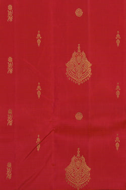 Collection of Arani Silk Fuchsia-Pink Saree in a gallery layout