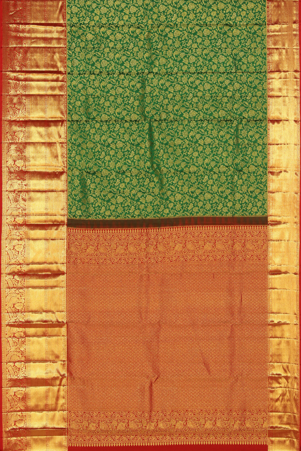 Kanchi Silk Green Saree