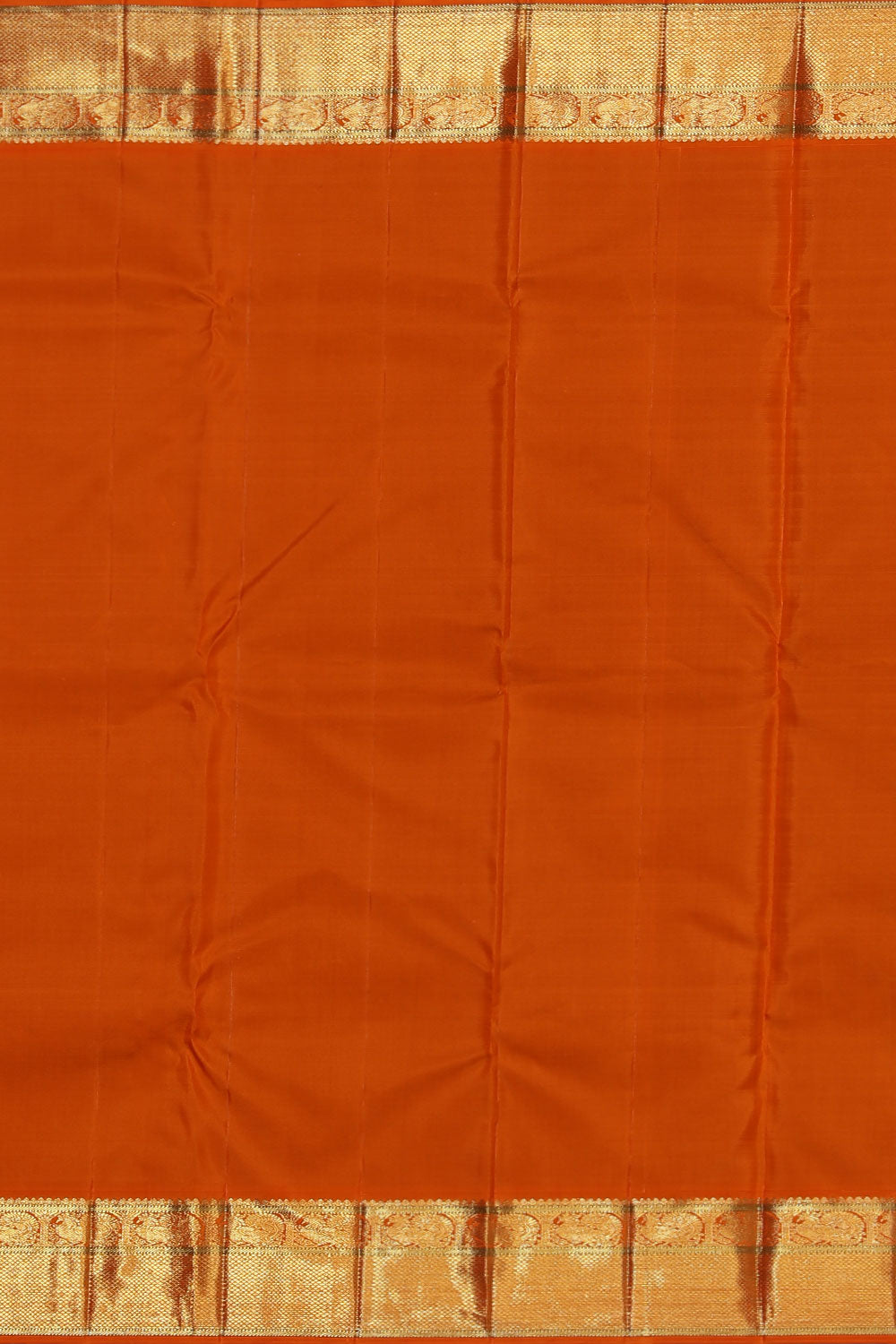 Image of Kanjivaram Silk Bottle Green Saree