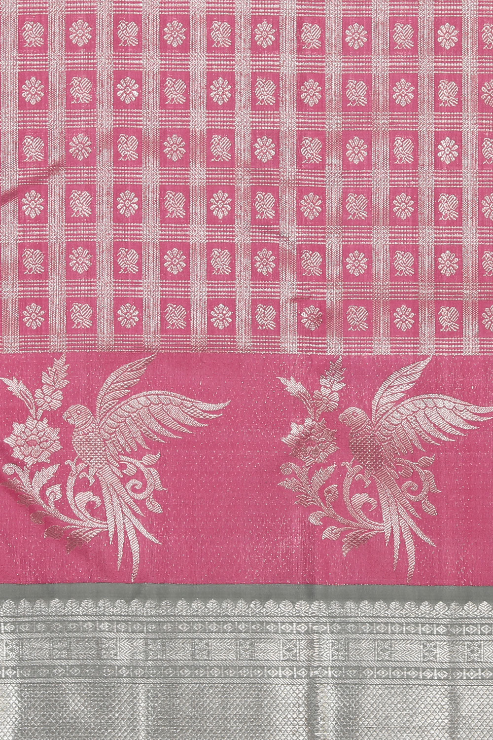 Arani Silk Pink Saree