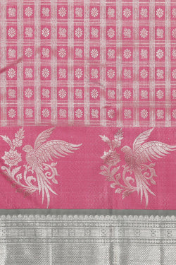 Image of Arani Silk Pink Saree