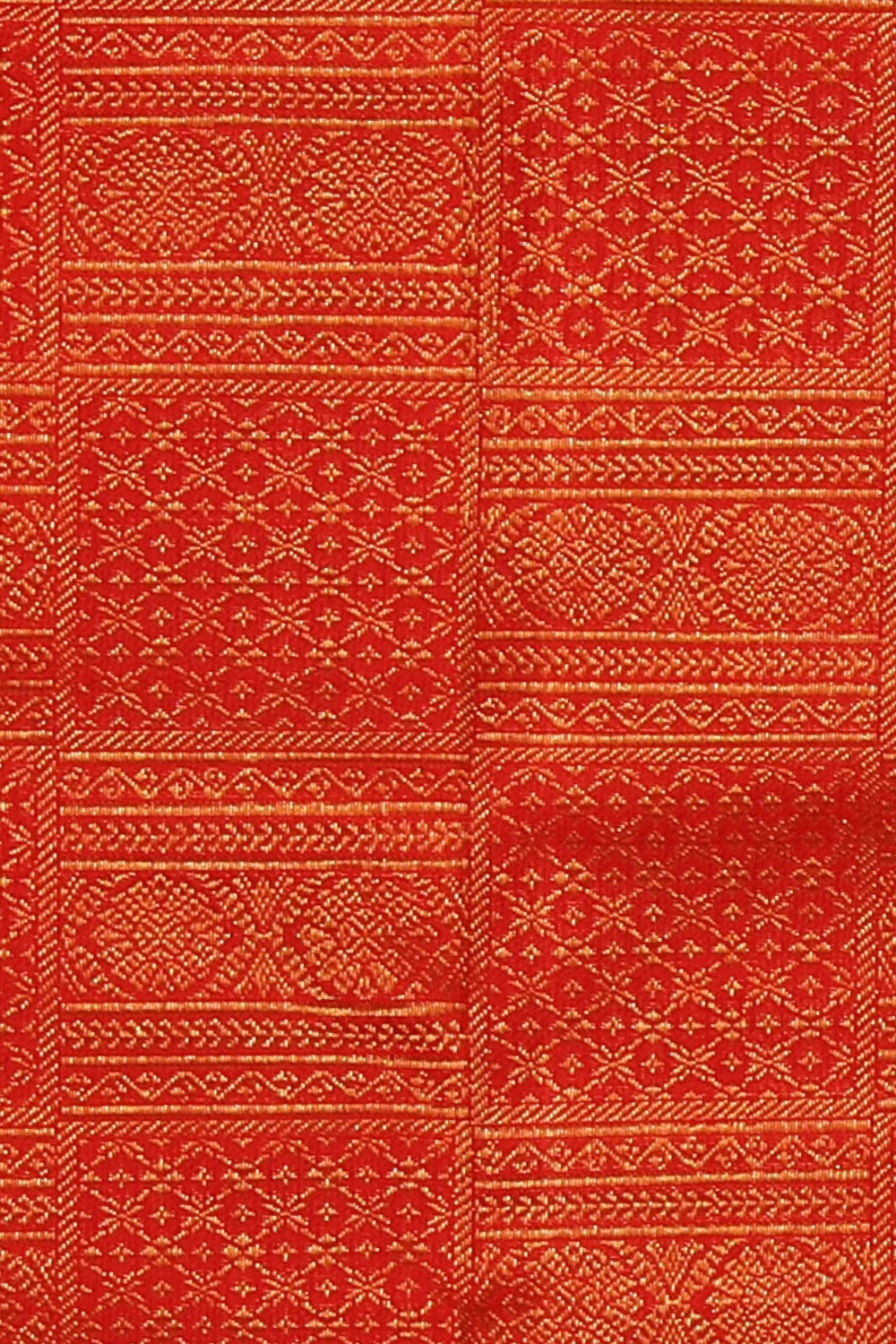 Image of Kanchipuram Silk Red Saree