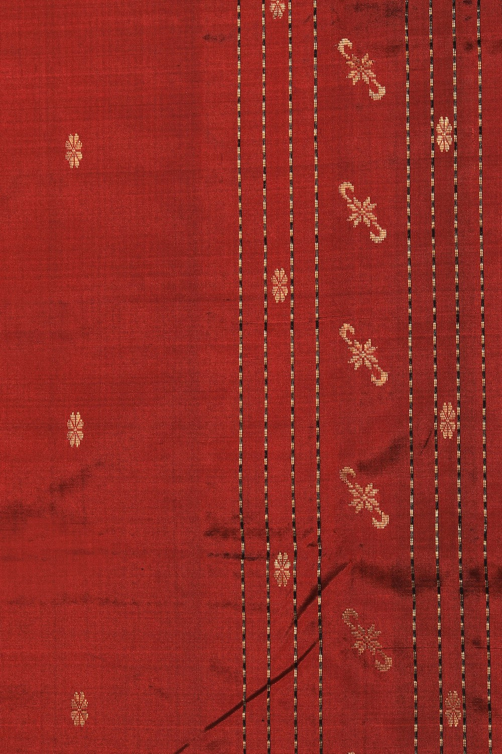 Maheshwari Silk Maroon Saree