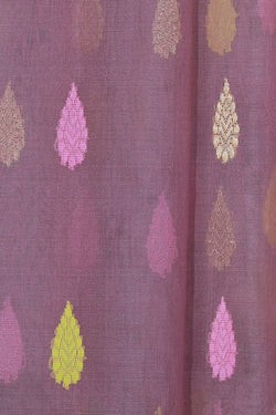 Image of Kora Silk Onion Pink Saree