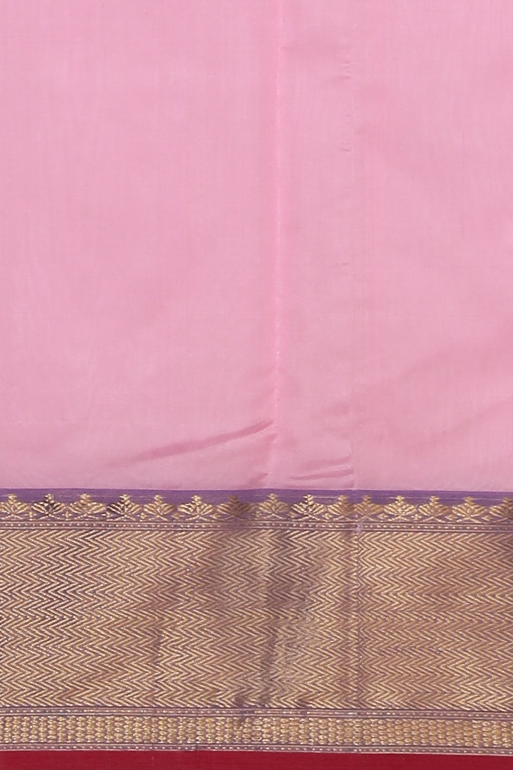 Image of Chanderi Silk Pink Saree
