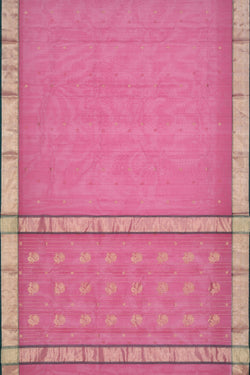 Image of Kora Silk Pink Saree