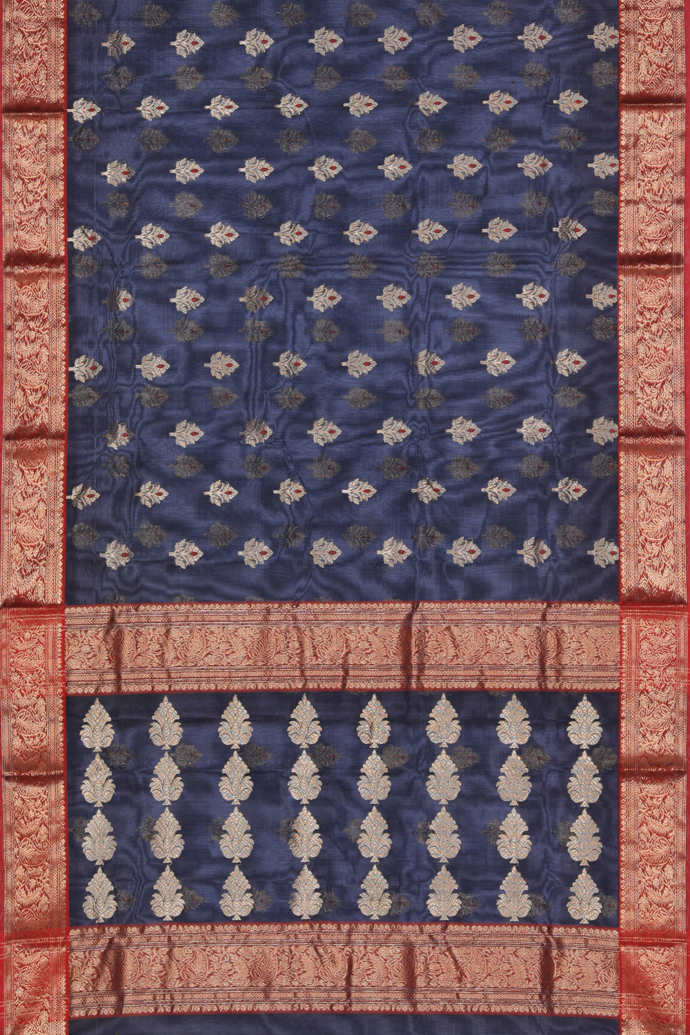 Image of Kora Silk Black Saree