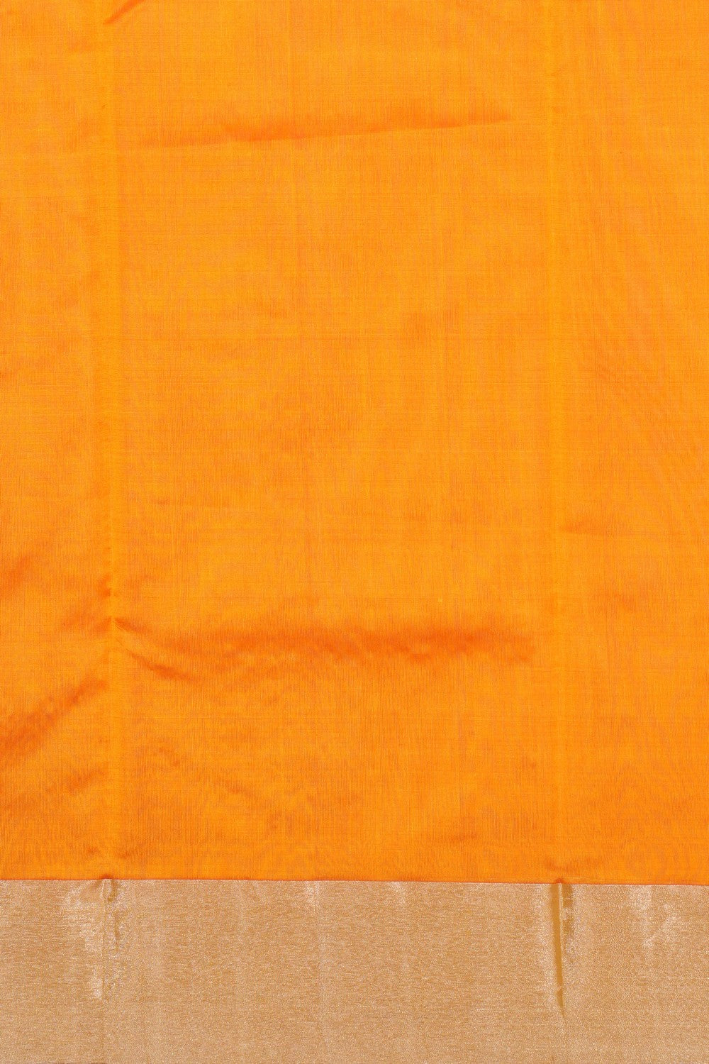 Chanderi Silk Orange Saree