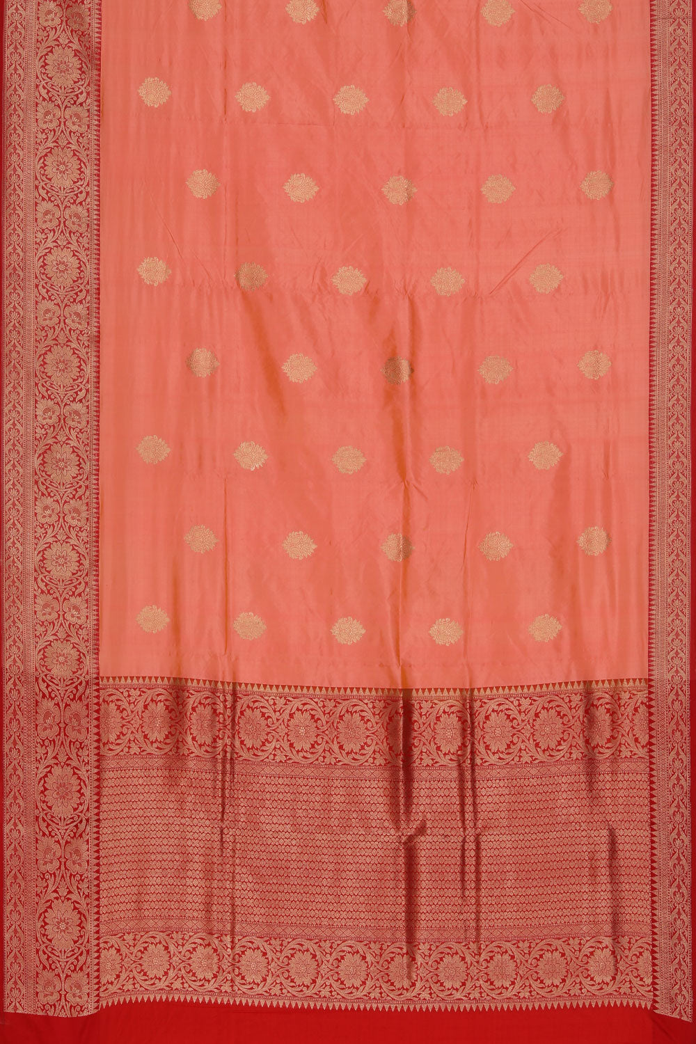 Collection of Banarasi Silk Peach Saree in a gallery layout