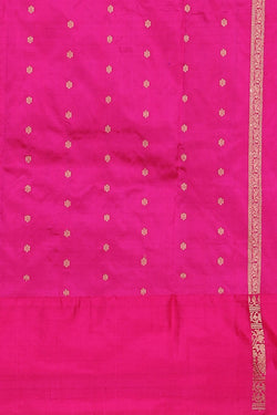 Collection of Banarasi Silk Violet Saree in a gallery layout