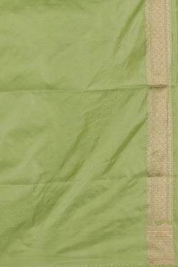 Collection of Banarasi Silk Mint Green Saree in a gallery layout