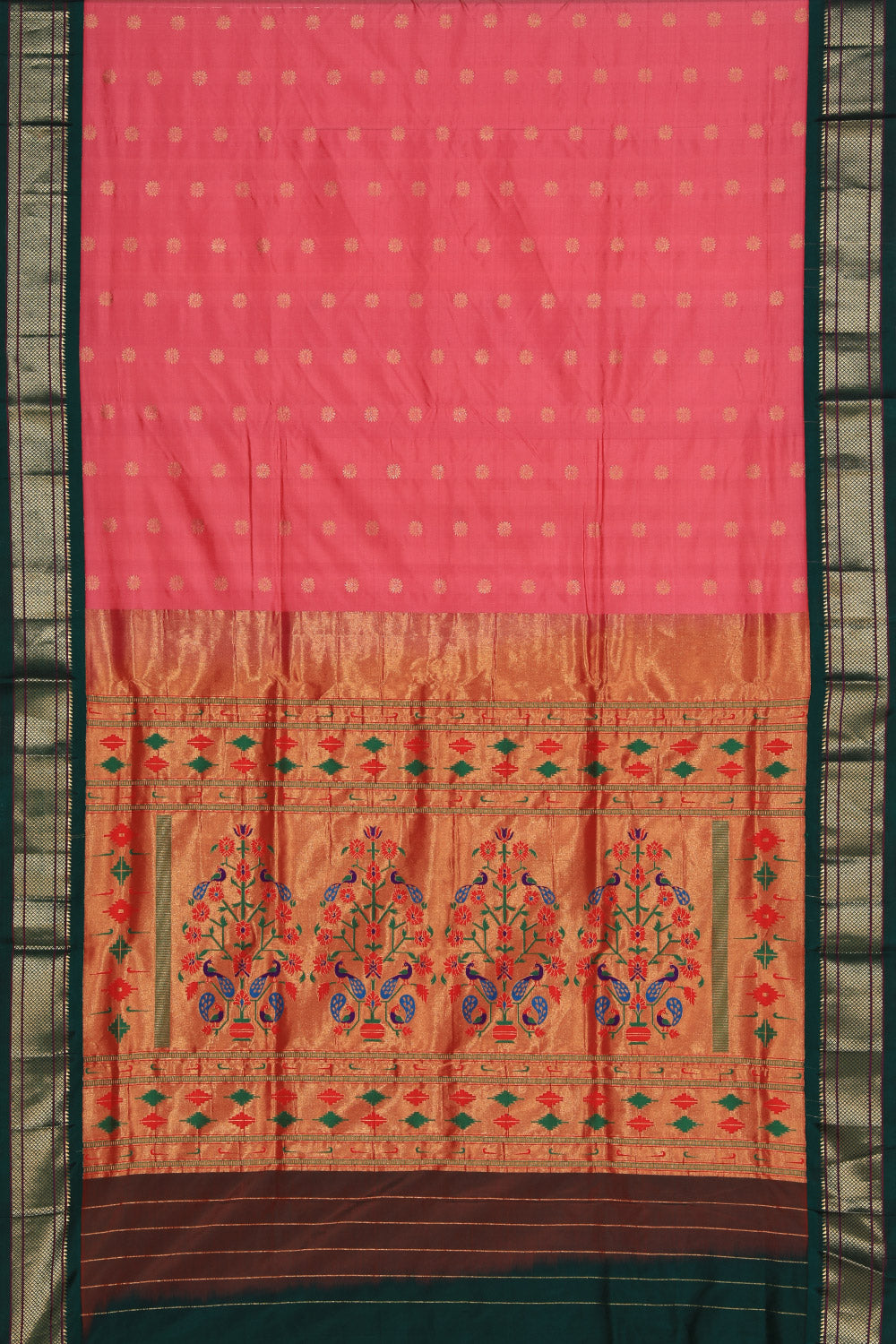 Paithani Silk Pink Saree