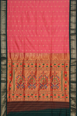 Image of Paithani Silk Pink Saree