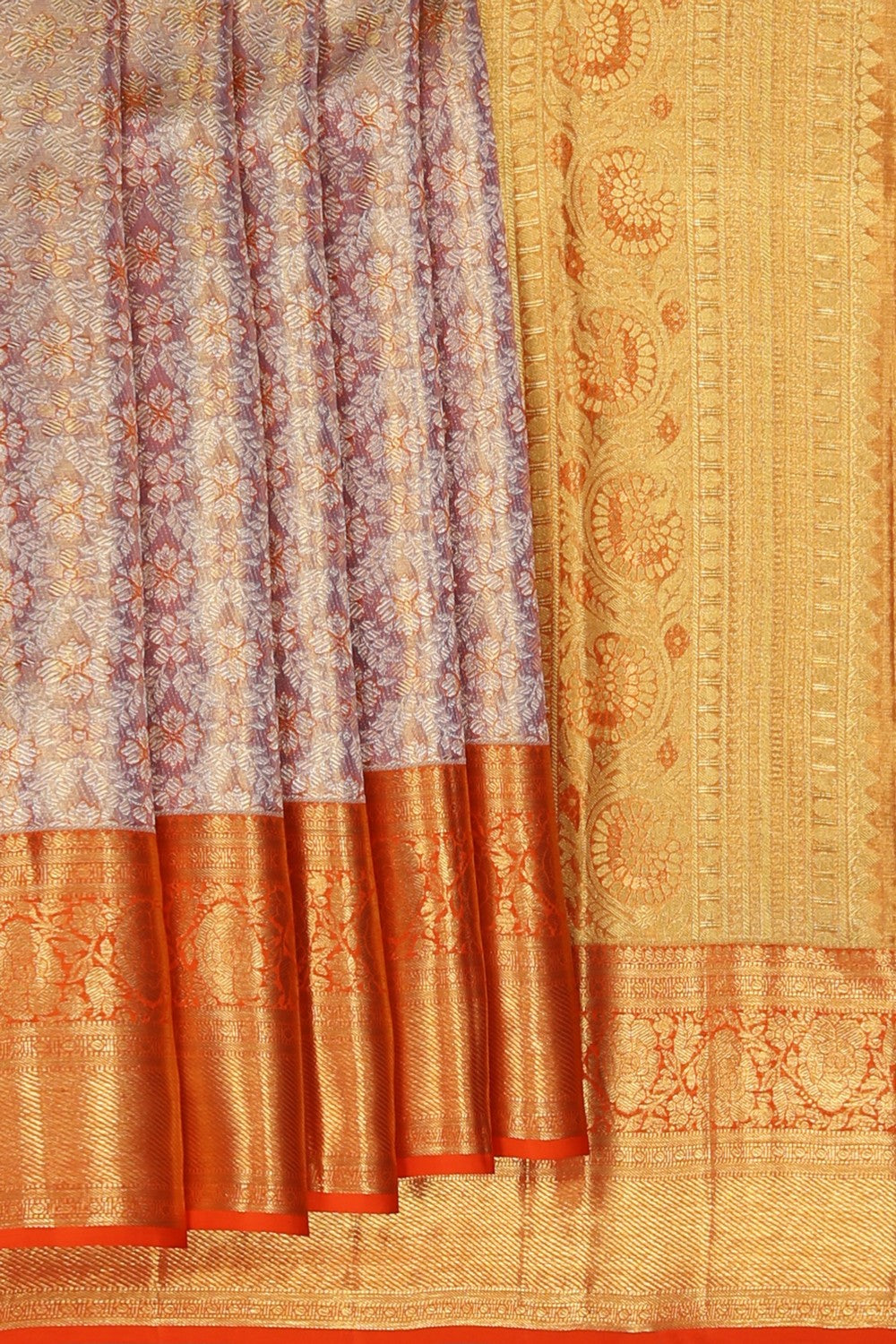 Kanchipuram Tissue Brocade Saree