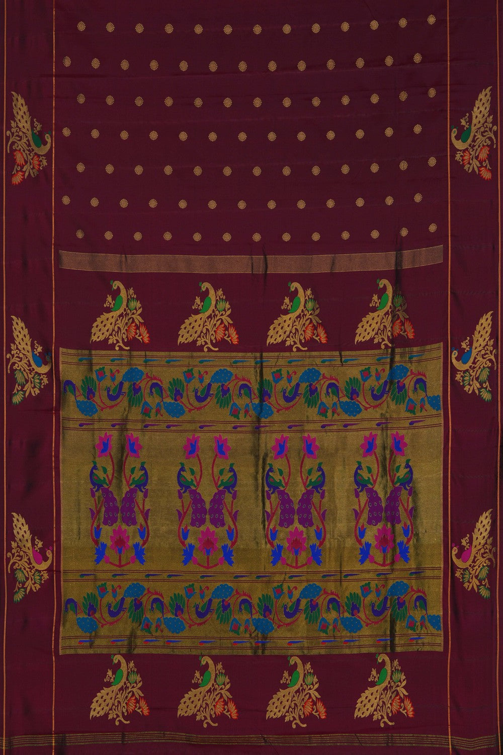 Image of Paithani Maroon Saree