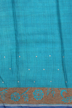 Image of Simple Yet Elegant Embroidery Saree