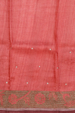 Image of Simple Yet Elegant Embroidery Saree