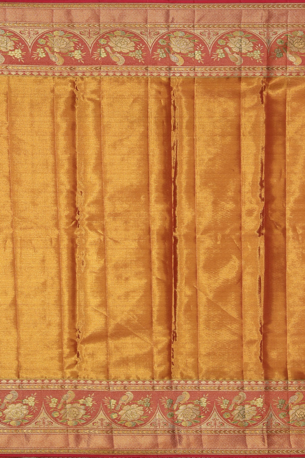 Kanchipattu Tissue Brocade Gold Saree