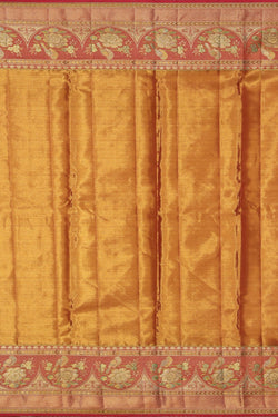 Image of Kanchipattu Tissue Brocade Gold Saree