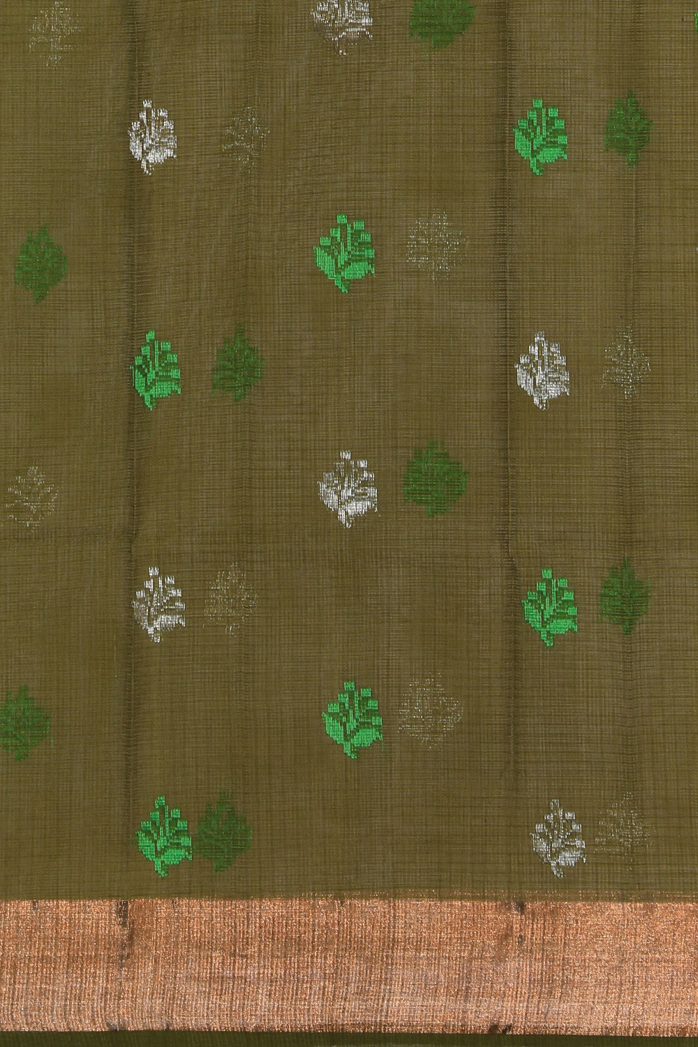 Image of Pure Zari Kota Pink Saree