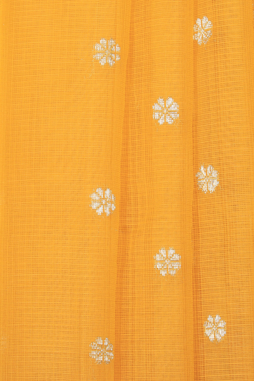 Pure Zari Kota Yellow Saree