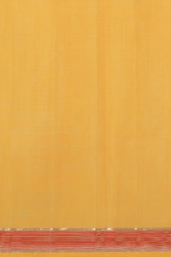 Image of Pure Zari Kota Yellow Saree